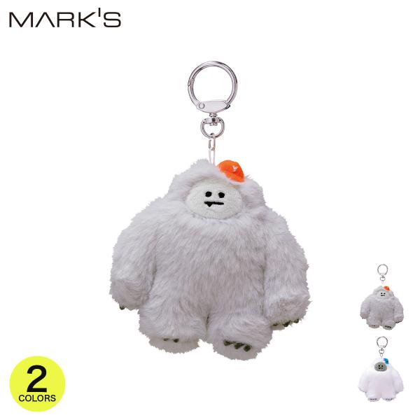 キーホルダー/イエティ クリスマス X'mas インテリア雑貨 プレゼント ギフト かわいい おしゃれ 雪男 キャラクター ホワイト グレー マークス