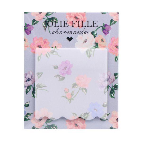 スクエア 付せん ふせん 付箋 花柄 フロレゾン パープル Jolie Fille ジョリー フィーユ マークス Zrfsn F04 Pl Online Mark S 通販 Yahoo ショッピング