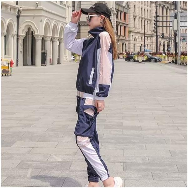 レディースファッション 人気色 セットアップ レディース ジャージ スウェット パンツ ブルゾン 上下セット かっこいい 運動 スポーツ バイカラー ルーズ カジュアル ストリート ダンス Udsw9oqzza Www Robertgillow Co Uk
