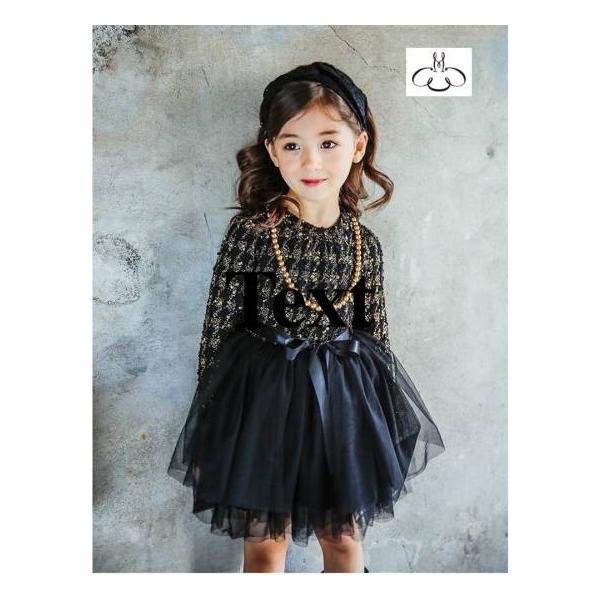 子供ドレス キッズワンピース 発表会 結婚式 長袖 秋 冬 おしゃれ 安い 韓国 子供服 女の子 100 110 1 130 140 黒 白 ツイード調 Www Arilab Com Tr Index Php