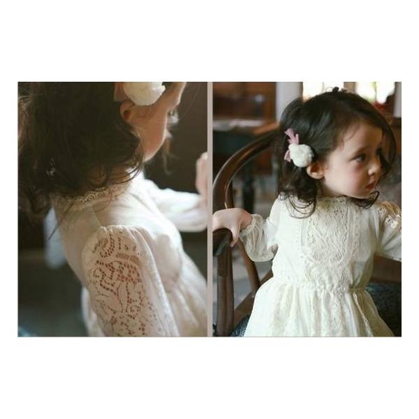 子供ドレス キッズワンピース 発表会 結婚式 長袖 春 秋 おしゃれ 安い 韓国 子供服 女の子 100 110 1 130 140 白 水色 レース 可愛 Prettyfunnyballoons Com