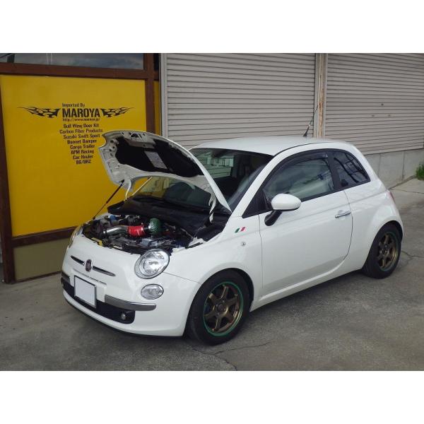車 アバルト595コンペティツオーネ カーボントリムパーツセット