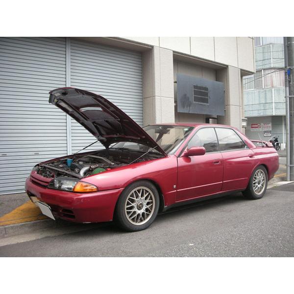 日産：スカイライン ［HCR32]ボンネットダンパー ブラックカーボン 