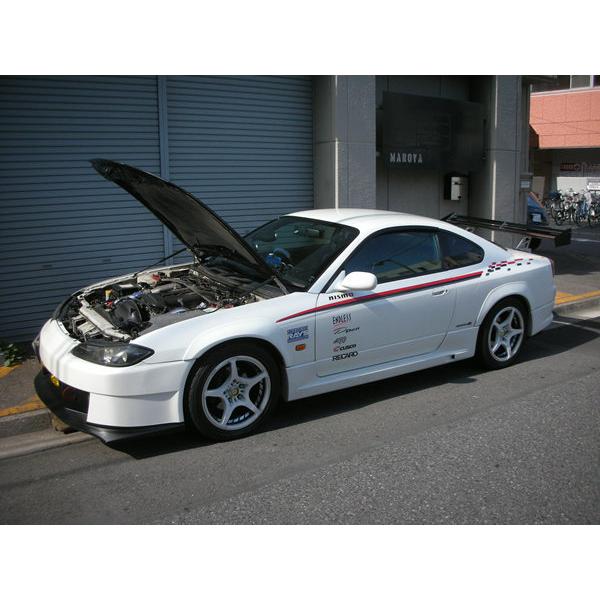 日産：シルビア［S15］軽量ボンネット用 ボンネットダンパー・シルバー