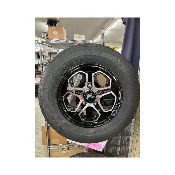 ノバテクノ　カーゴトレーラーホイールセット　送料込 カーゴトレーラー対応JWL-Tマーク入りアルミホイール 13インチ タイヤ