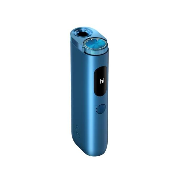 glo(グロー) ハイパープロ ラピスブルー 加熱式タバコ 電子タバコ ディスプレイ搭載 セッション回数 約20回 ブーストモード搭載