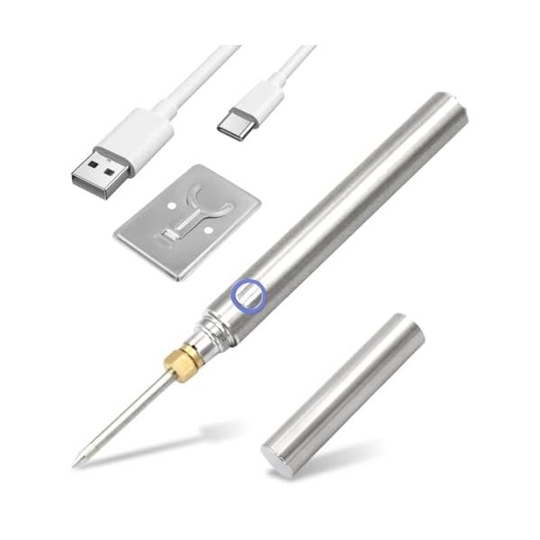 winova コードレスはんだごてキット ペン型 USB充電式 温度調整可能 ポータブル電子溶接ツール DIY家電修理用
