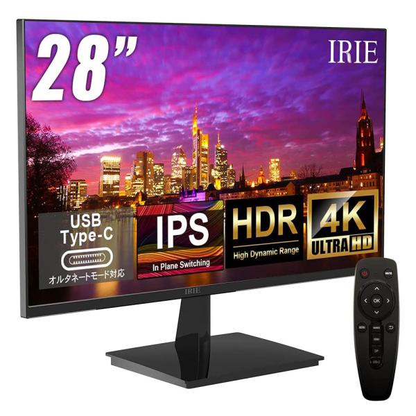 【希少】IRIE 28インチ 4K ゲーミングモニター FFF-LD28G3 IRIE ゲーミングモニター 4K 144hz 28インチ HDR IPS ゲーミング