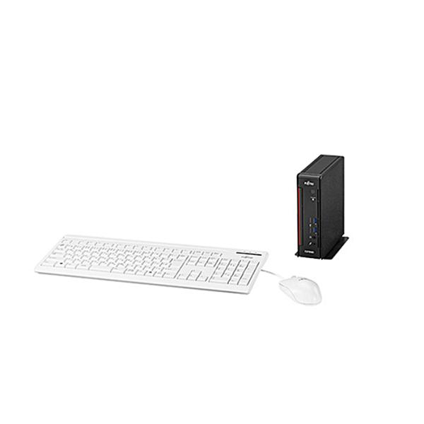 富士通 デスクトップパソコン Office搭載 新品 同様 Win10 DVD セパレート型 Core i3 WPS Office 500GB FMV ESPRIMO Q7010/H FMVB15029 訳あり