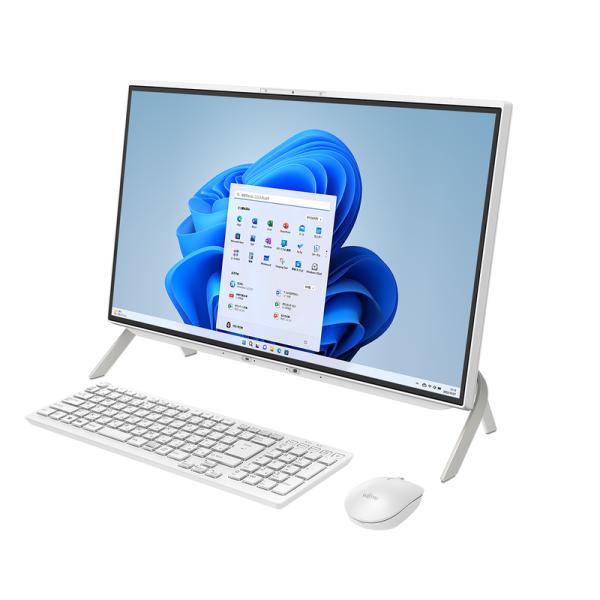 富士通 デスクトップパソコン Office搭載 新品 同様 windows11 DVD-RW