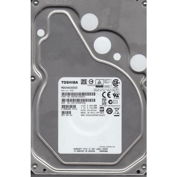 東芝 内蔵3.5インチHDD 5TB(MD04ACA500)使用時間291時間 東芝 内蔵3.5インチHDD 5TB(MD04ACA500)使用時間291時間 - メルカリ