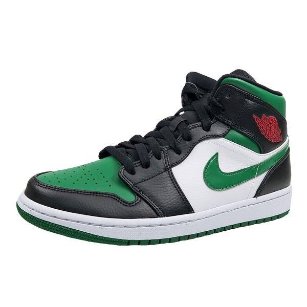 Nike Air Jordan 1 Mid ナイキ エア ジョーダン 1 ミッド Black Pine Green White 白緑黒 067 マーズワン 通販 Yahoo ショッピング