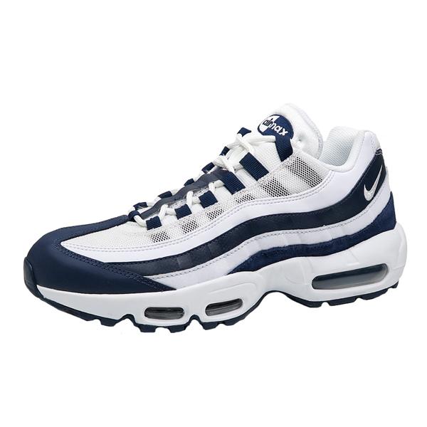 nike air max 95 navy blue and white