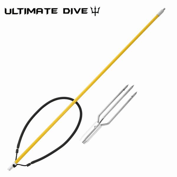 Ultimate Dive アルティメットダイブ グラスファイバー ワンピース 135cm パラライザー 銛先 魚突き 銛 手銛 ヤス モリ 手銛 銛突き スピアフィッシング 素潜り