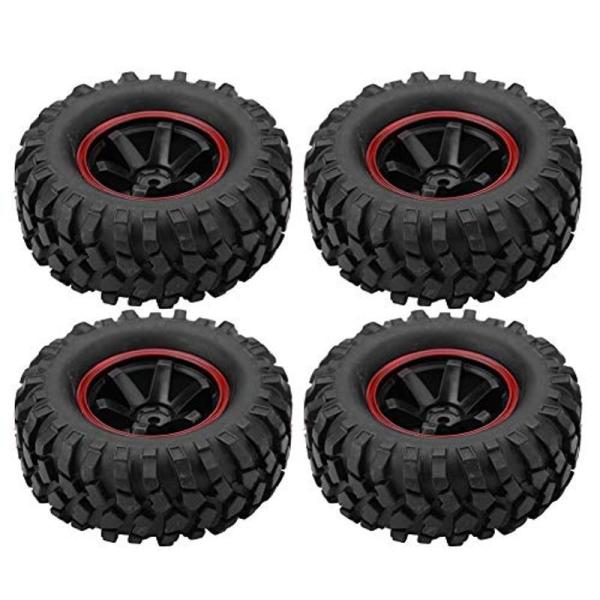 RCタイヤホイールハブ、スポーツカー用RCカーホイール強力ダンピングプラスチックハブ lebx31KRjB MR:2ピース ゴム製タイヤ 軽量 耐摩耗性 安定性 8RCトラックタイヤ ハイグリップ ロードモンスタートラック RCカータイヤ RCカーアクセサリー(オレンジ)