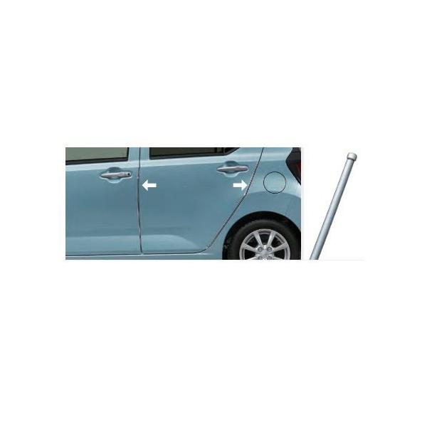 SUBARU PLEO PLUS　スバル プレオプラス【LA350F LA360F】　ドアエッジモール(１台分)【メッキ調】[08400F2211]