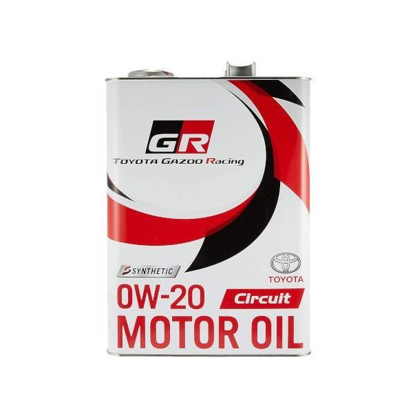 TOYOTA GAZOO Racing g^ GR MOTOR OIL Circuit 0W-20 4L GWIC 08880-12405