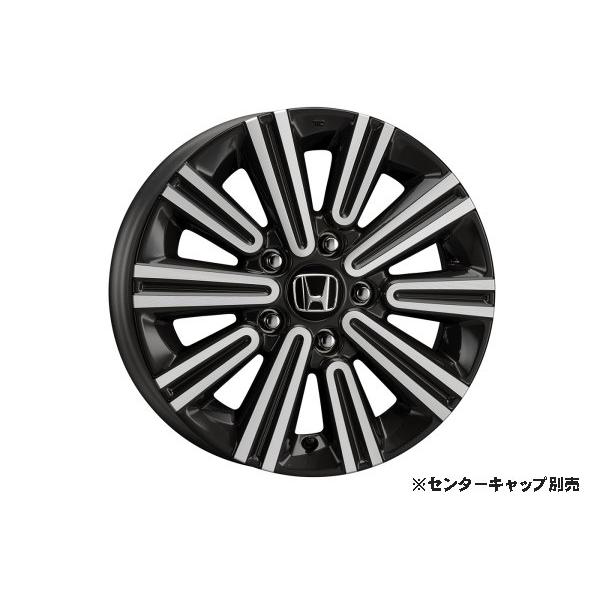 ホンダ　フリード　2025.07〜　型式確認　15インチ　アルミホイール　MG-031　切削クリア／ベルリナブラック塗装　1本　センターキャップ別売　[08W1