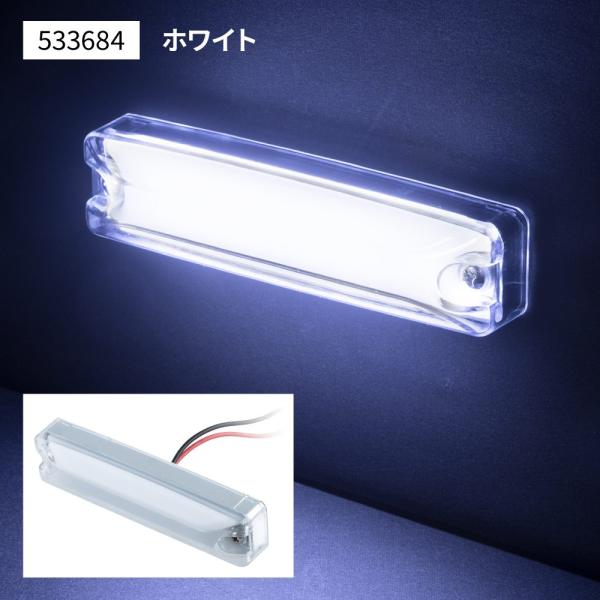 JETイノウエ　ジェットイノウエ　LEDハイパワースリム車高灯ランプ　レッド/レッド　533686