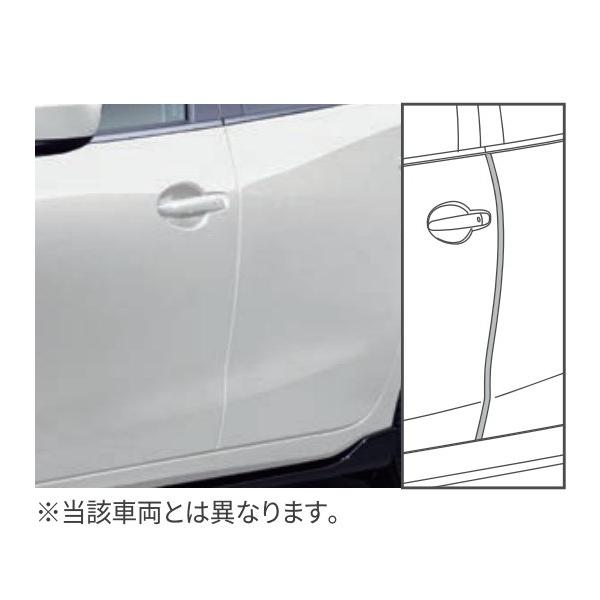 純正アクセサリー　マツダ　MAZDA2　DJ　R05.03〜　ドアエッジモール　ソウルレッドクリスタルM　C912V3150PR