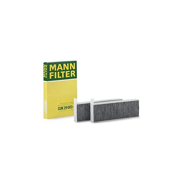 MANN　エアコンフィルター　シトロエン　C4　ピカソ　DS4　CUK　29　003-2　(2個入り)　活性炭入り　消臭効果品番:CUK29003-2