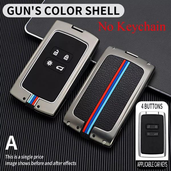 キーカバー・ルノー用亜鉛合金キーホルダーケース,シーニック,サンデロ,エスパス,クリオ,キャプチャー,カングー,ラグナ,カジャー,メガーヌ