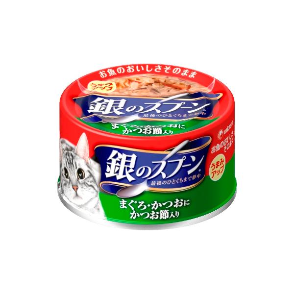 銀のスプーン缶まぐろ・かつおにかつお節入り : マルエツ ふれあい