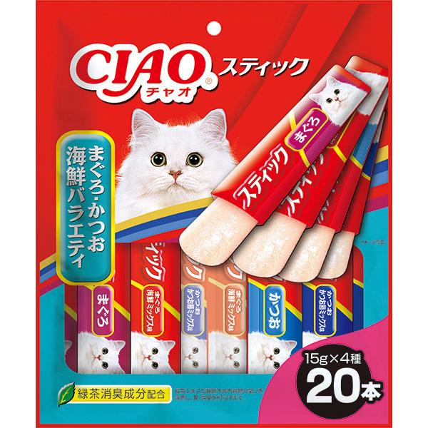 他サイト： チャオ　スティック　まぐろ・かつお海鮮バラエティの商品画像