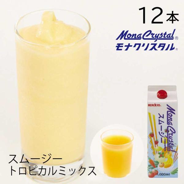 フローズンスムージーベース トロピカルミックス 業務用 1000ml×12本 トロピカル 南国 パインアップル オレンジ マンゴー パッションフルーツ