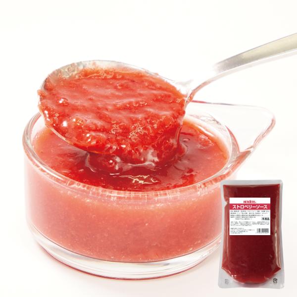 ストロベリー果実5：砂糖1の割合で、手でつぶした時のつぶつぶ感と果肉感を再現しました。「味」と「食感」の美味しさにこだわった果実加工品です。カクテル・サワー・ゼリー・シャーベット・ケーキ・ドレッシング・調味料など多岐にわたって活躍します！ま...