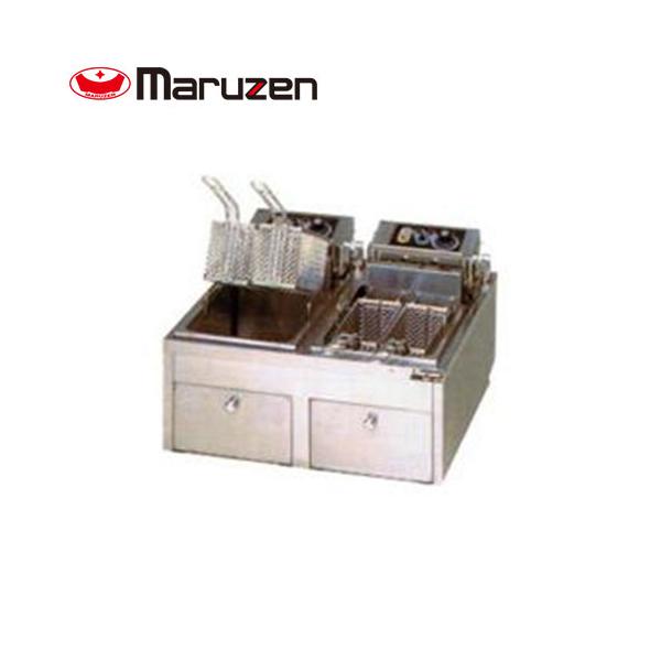 マルゼン 電気フライヤー（卓上型二槽式、ファーストフード用） MEF
