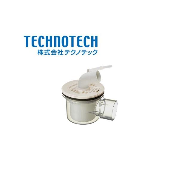 テクノテック TEトラップ GNT-SWM-W1 横引排水口 アイボリーホワイト かさ上げ防水パン標準