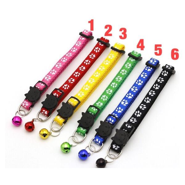 猫用首輪 猫首輪 セーフティーバックル ねこくびわ ペット首輪 肉球柄 長さ調査可能 首輪肉球あ Buyee Buyee Japanese Proxy Service Buy From Japan Bot Online