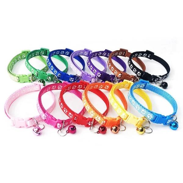 ペット用首輪 小型犬用首輪 猫用首輪 いぬ首輪 ねこ首輪 肉球柄 鈴付き 首輪肉球い Buyee Buyee Japanese Proxy Service Buy From Japan Bot Online