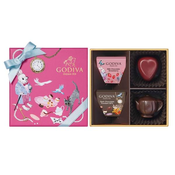 バレンタイン チョコレート 2026 ゴディバ アリスのティーパーティ