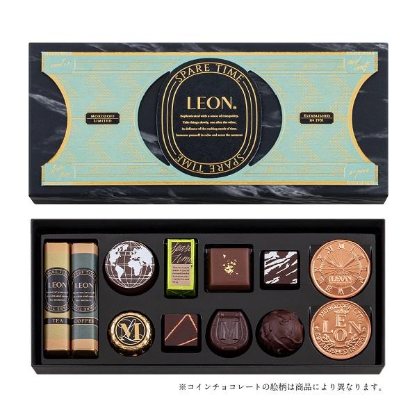 バレンタイン チョコ 2026 レオン by モロゾフ スペアタイム 12個 : 丸