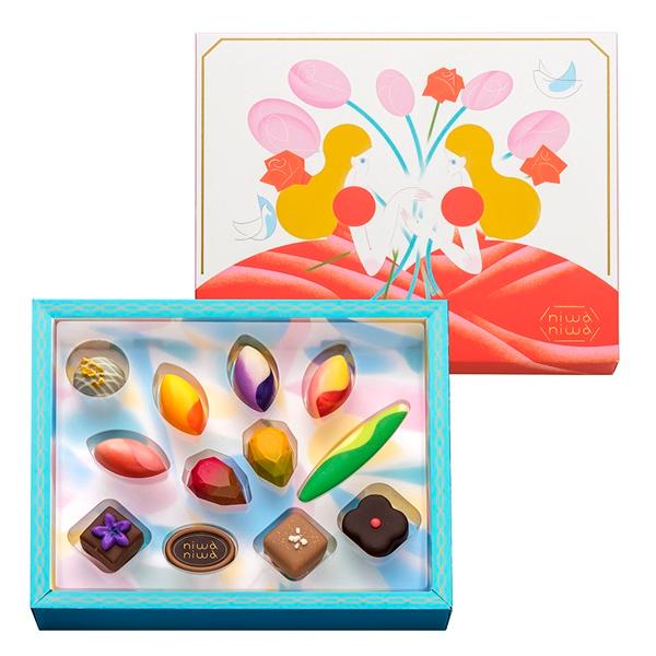バレンタイン チョコ 2026 niwa そよ風のブーケL : 丸広オンライン