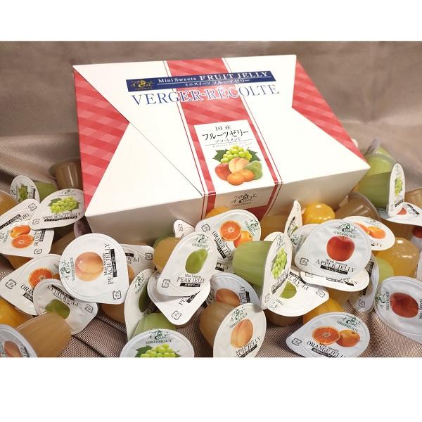 埼玉］〈ベルジェレコルテ〉フルーツゼリーアソートメント 40個入 : 丸