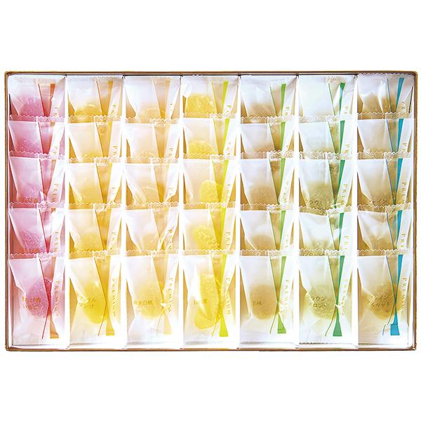 ■説明素敵なティータイムに〈彩果の宝石〉で彩りを。■商品詳細内容量：プレミアムゼリー7種35個温度帯：常温便でお届けいたします。商品重量:0.7kg備考：カタログ掲載P14■お届け時期についてお届け時期：10月24日以降順次発送（3〜5日で...