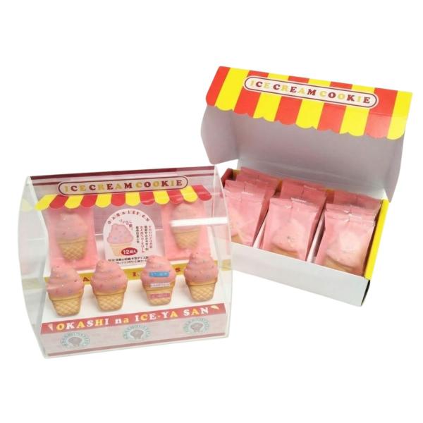 お中元 即日発送 洋菓子 ババヘラ お菓子なアイス屋さん かわいいクッキー 12枚 児玉冷菓 プレゼント クッキー 詰め合わせ セット 内祝 お返し 手土産 爆買