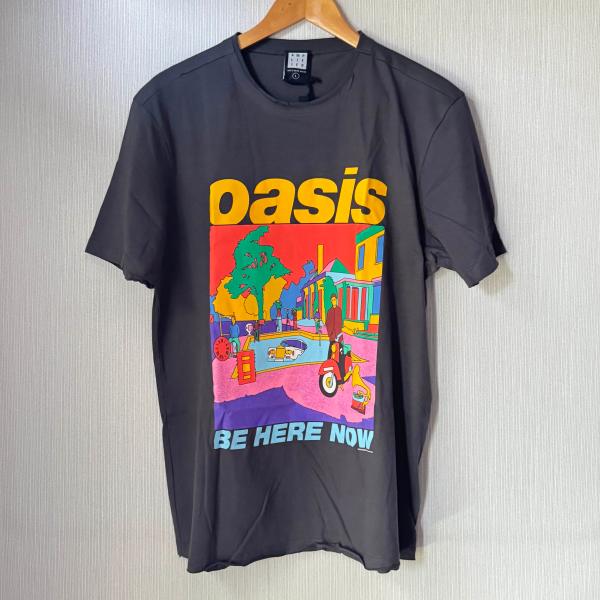 新品未使用　Oasis Be Here Now Tシャツ XLサイズ Amplified Unisex Adult Be Here Now Oasis T-Shirt : マルイチストア