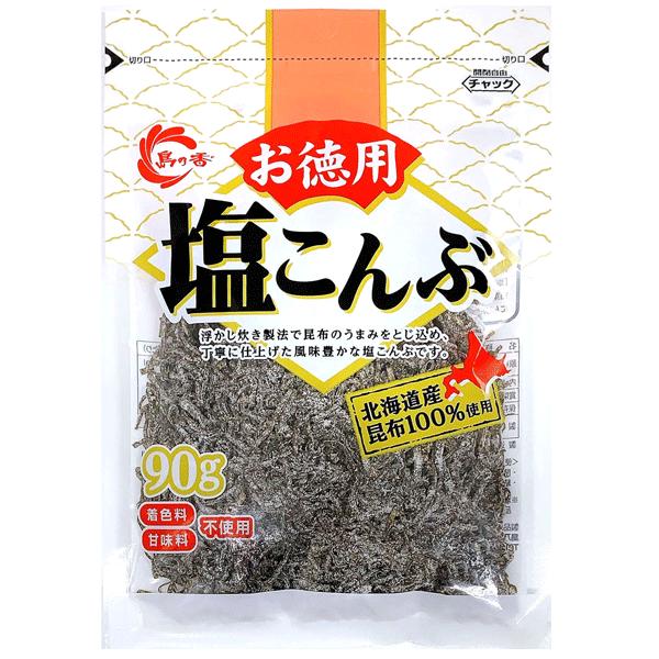 島乃香 お徳用塩こんぶ90gx1個 : うおがしの丸池 Yahoo!店 - 通販
