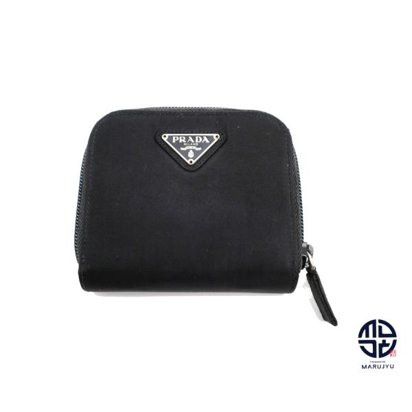 PRADA プラダ ラウンドファスナー2つ折り財布 M522 コンパクト