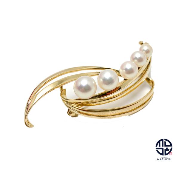 MIKIMOTO（ミキモト） K14 14金イエローゴールド アコヤパール