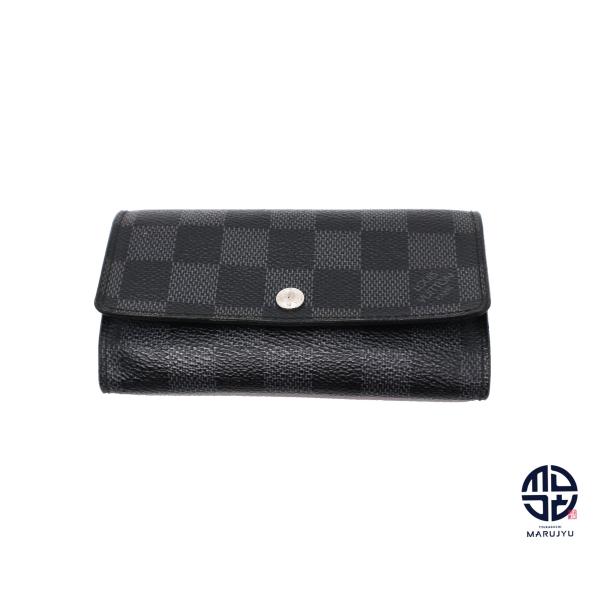 【特別価格】希少❤︎ルイ ヴィトン ダミエ ポルトクレヴォワテュール3連キーケース LOUIS VUITTON（ルイ・ヴィトン） ダミエグラフィット ポルトクレ