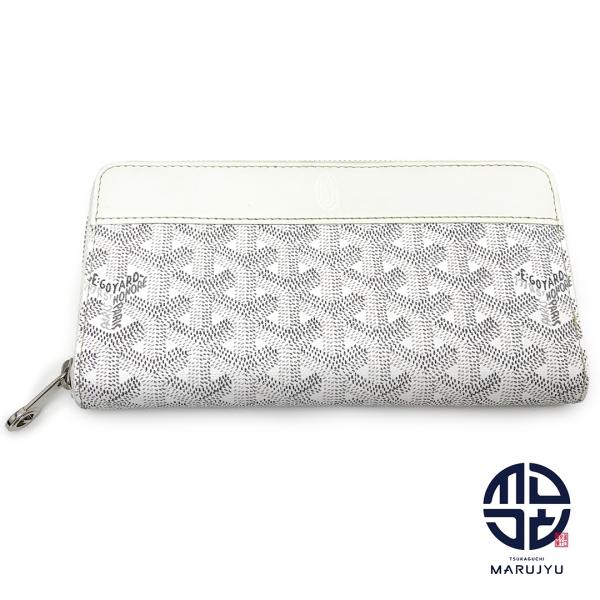 GOYARD ゴヤール 白 ホワイト マティニョンGM ウォレット ラージサイズ
