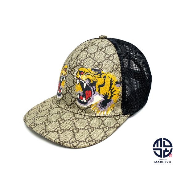 GUCCI グッチ GG柄 タイガー 虎 トラ ベースボールキャップ GUCCI グッチ GG柄 タイガー 虎 トラ ベースボールキャップ
