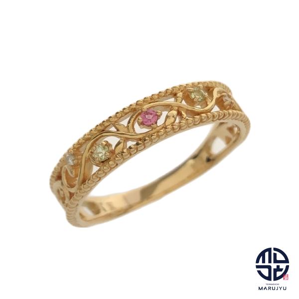 VENDOME AOYAMA ヴァンドーム青山 VA K18YG 18金イエローゴールド 色石