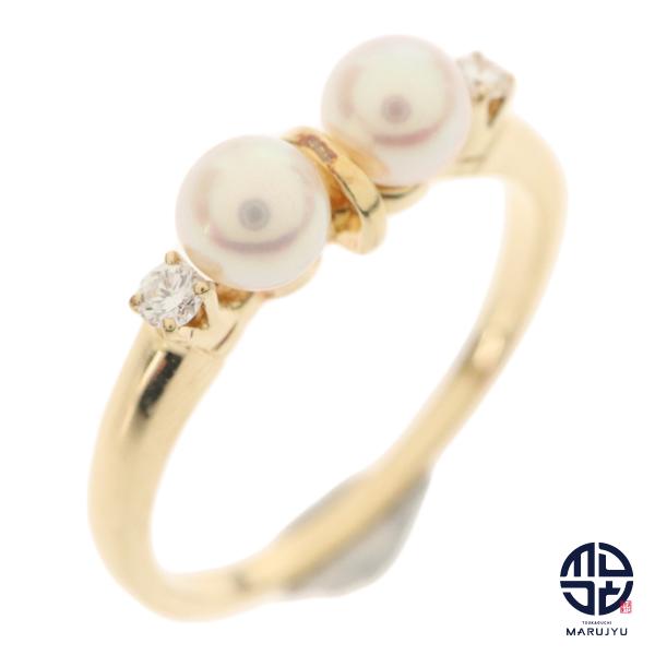 MIKIMOTO ミキモト K18YG 18金イエローゴールド パール3.7mm ベビー