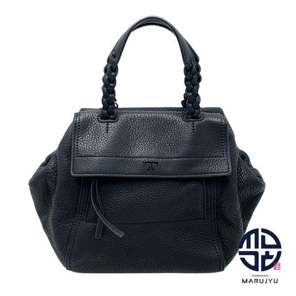TORY BURCH トリーバーチ ハーフムーン サッチェルバッグ 2way TORY BURCH トリーバーチ 黒 ブラック ハーフムーン スモール